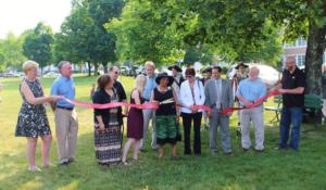 Ribbon Cutting of the Center June 12, 2014 with local